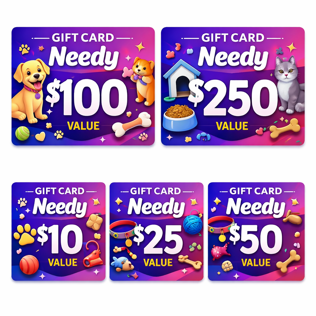 The Needy Surprise Gift Card